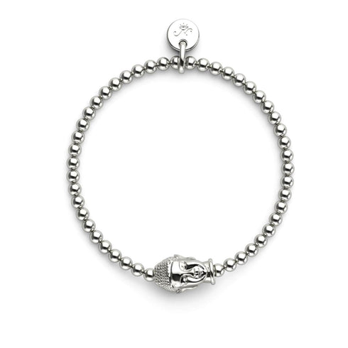 Dharma | Silver | Buddha Charm Bracelet
